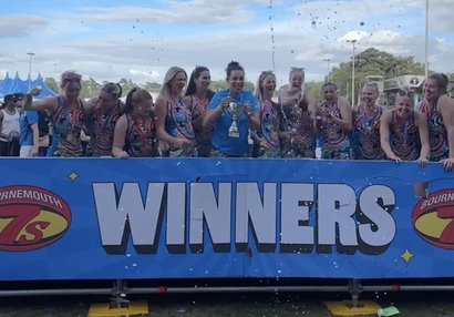 Bournemouth 7s winning netball team