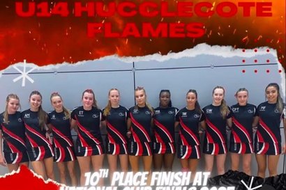 U14 team after being 10th and National Finals