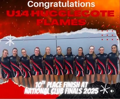 U14 team after being 10th and National Finals